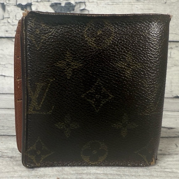 Louis Vuitton Men’s fold wallet Brown monogram canvas leather - Picture 2 of 16